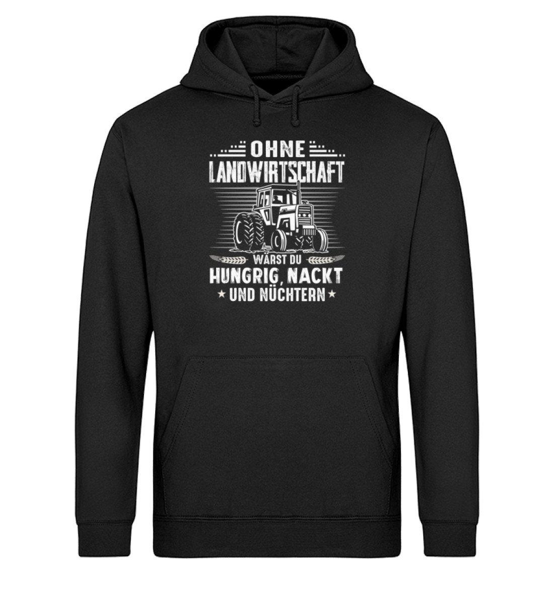 Ohne Landwirtschaft · Unisex Organic Hoodie-Drummer Hoodie ST/ST-Black-XS-Agrarstarz