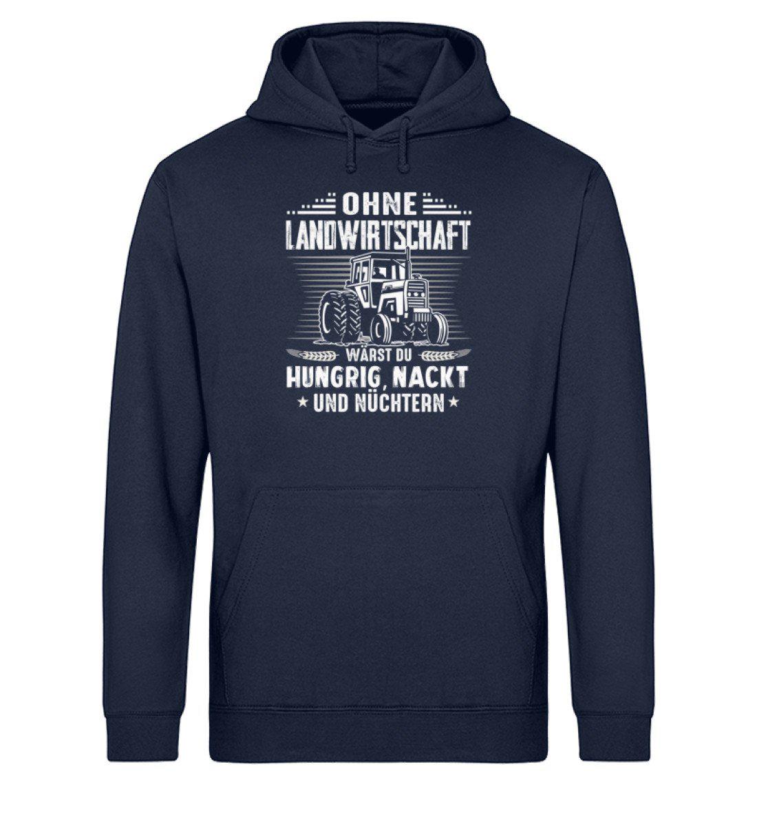 Ohne Landwirtschaft · Unisex Organic Hoodie-Drummer Hoodie ST/ST-French Navy-XS-Agrarstarz