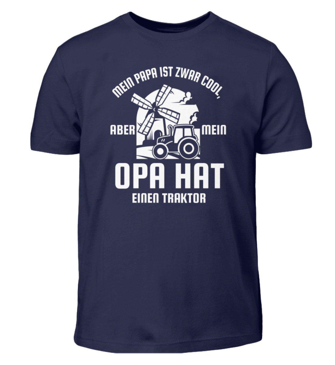 Opa hat Traktor · Kinder T-Shirt-Kinder T-Shirt-Navy-3/4 (98/104)-Agrarstarz