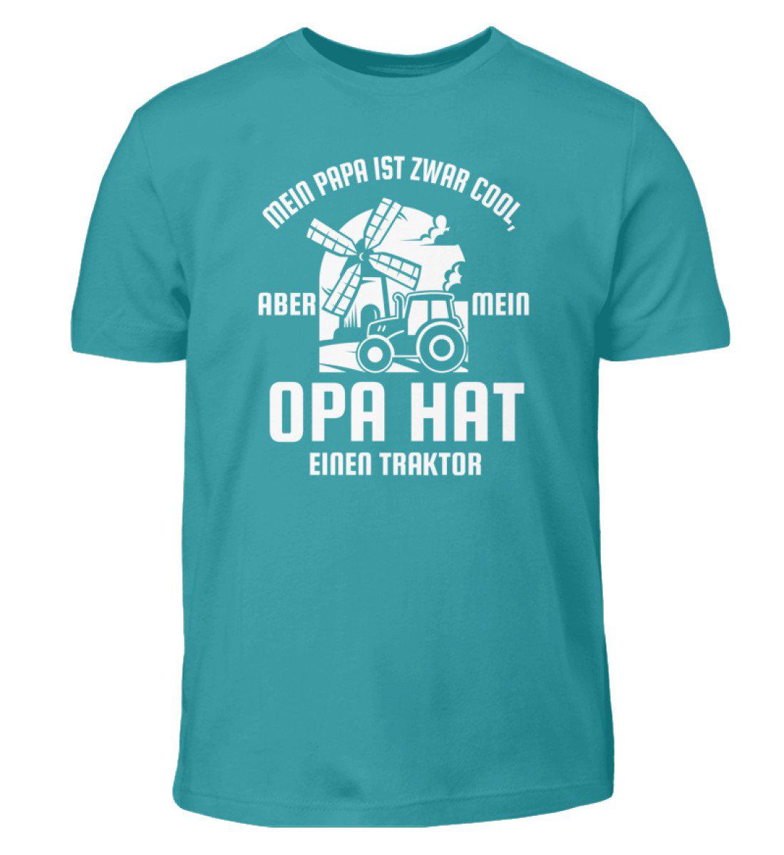 Opa hat Traktor · Kinder T-Shirt-Kinder T-Shirt-Swimming Pool-3/4 (98/104)-Agrarstarz