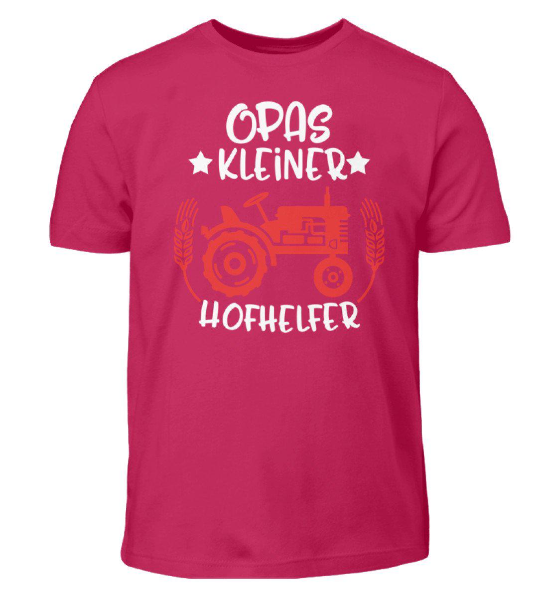Opas kleiner Hofhelfer · Kinder T-Shirt-Kinder T-Shirt-Sorbet-3/4 (98/104)-Agrarstarz
