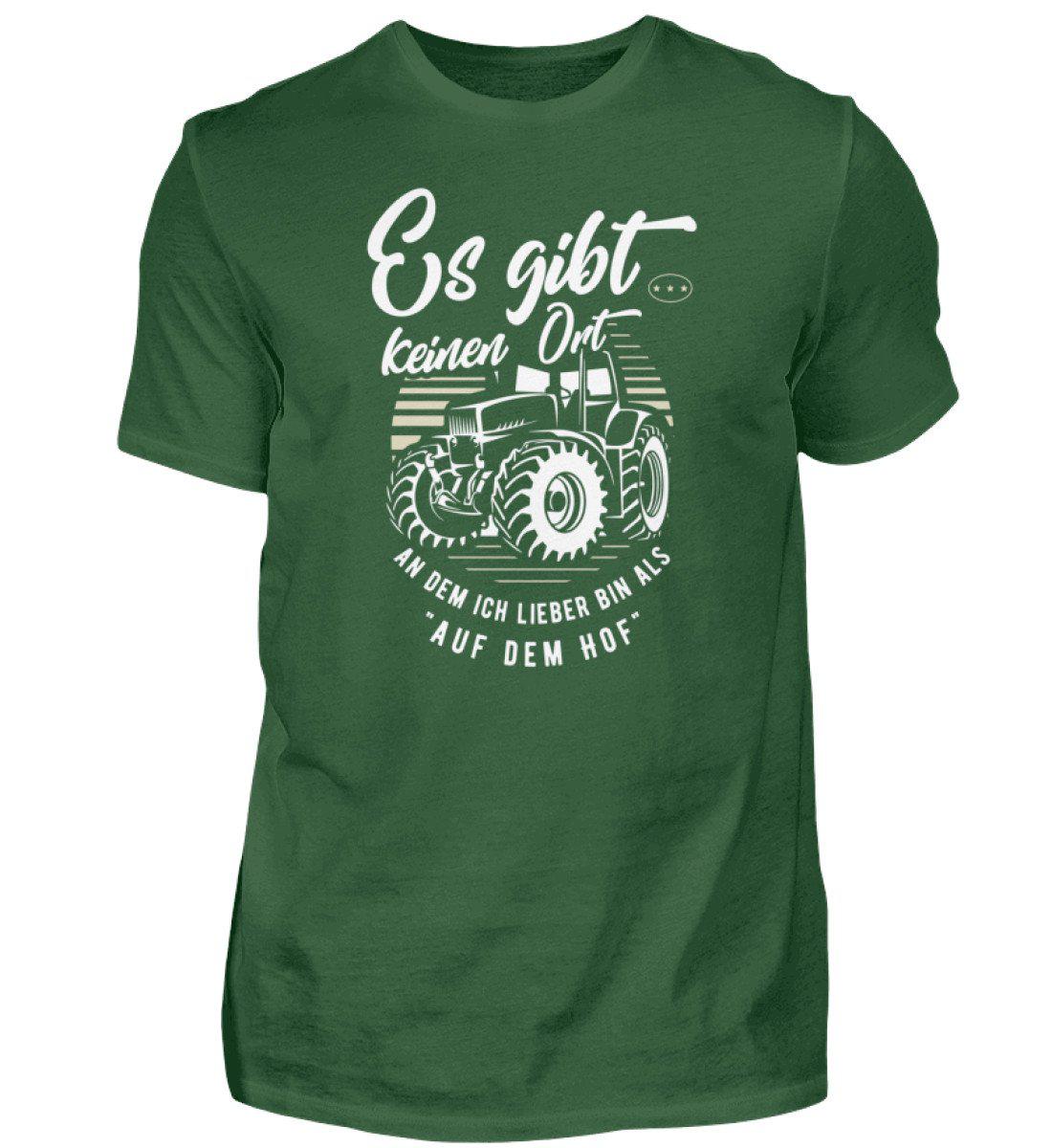 Ort auf dem Hof · Herren T-Shirt-Herren Basic T-Shirt-Bottle Green-S-Agrarstarz