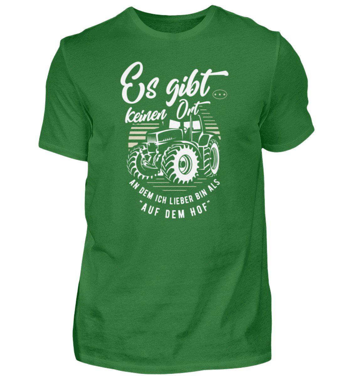 Ort auf dem Hof · Herren T-Shirt-Herren Basic T-Shirt-Kelly Green-S-Agrarstarz