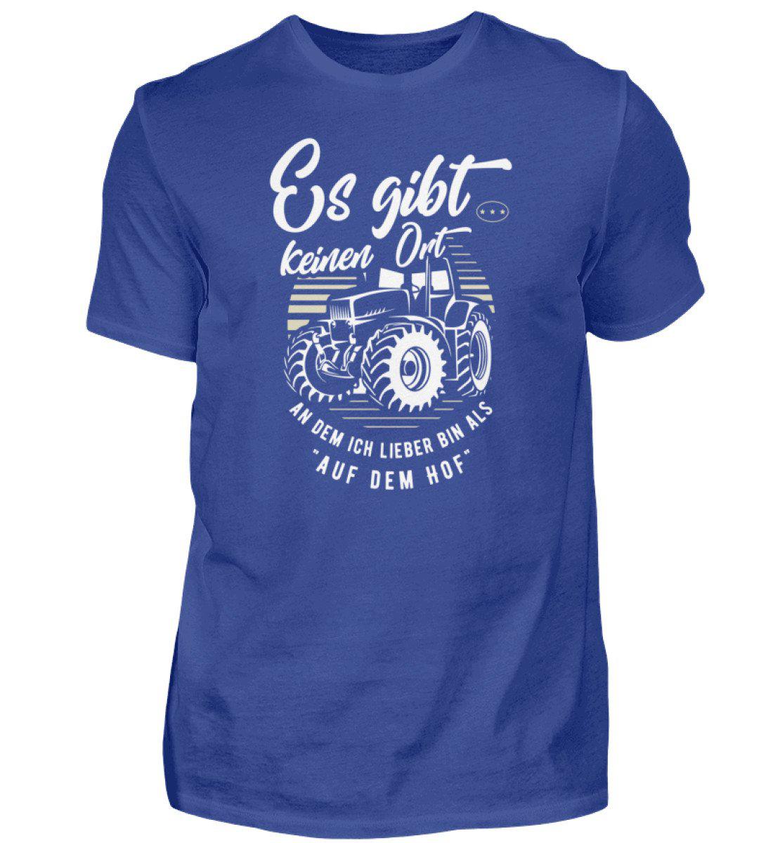 Ort auf dem Hof · Herren T-Shirt-Herren Basic T-Shirt-Royal Blue-S-Agrarstarz