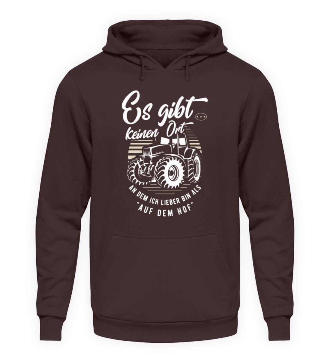 Ort auf dem Hof · Unisex Kapuzenpullover Hoodie-Unisex Hoodie-Hot Chocolate-L-Agrarstarz