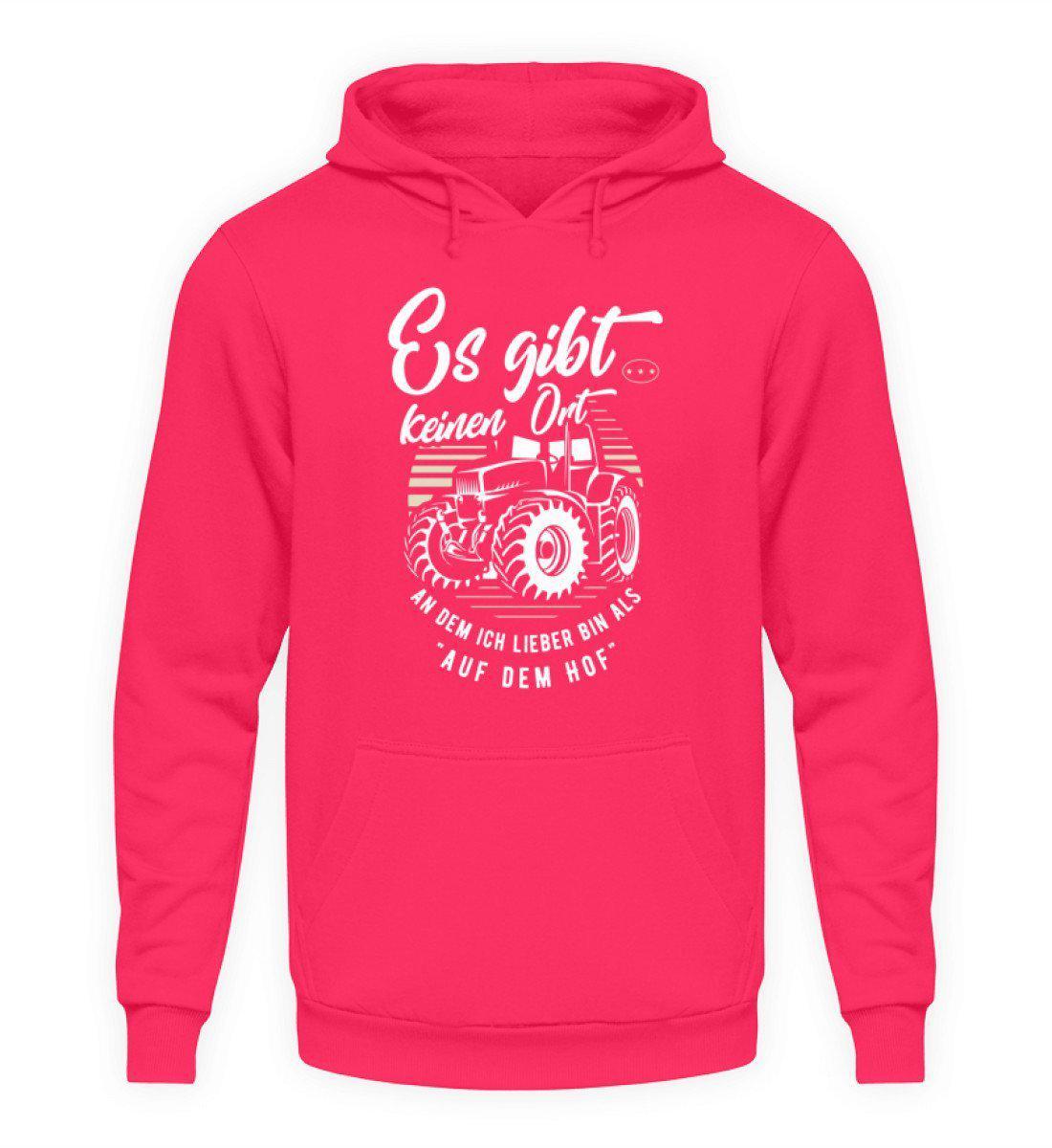 Ort auf dem Hof · Unisex Kapuzenpullover Hoodie-Unisex Hoodie-Hot Pink-L-Agrarstarz