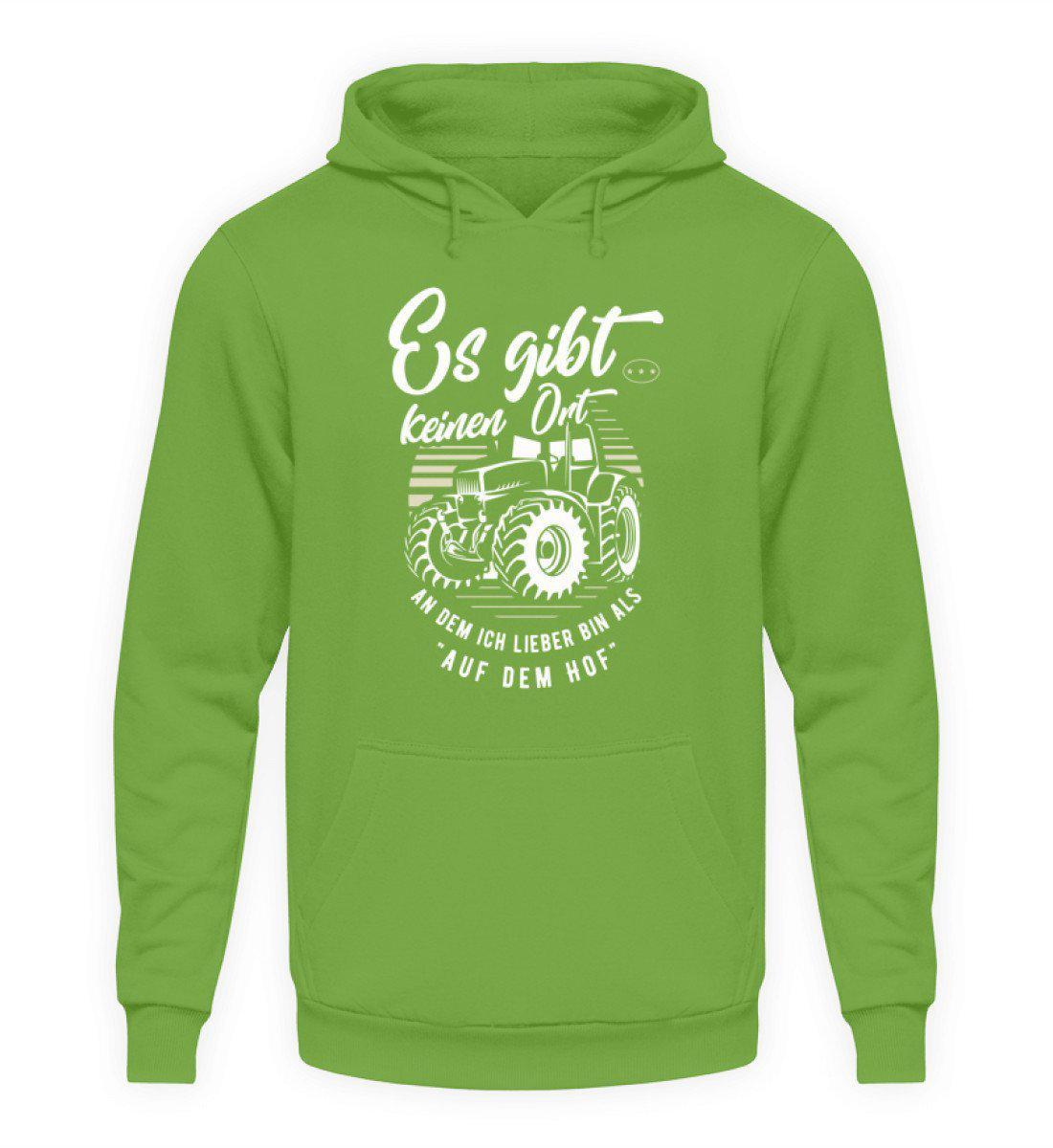 Ort auf dem Hof · Unisex Kapuzenpullover Hoodie-Unisex Hoodie-LimeGreen-L-Agrarstarz