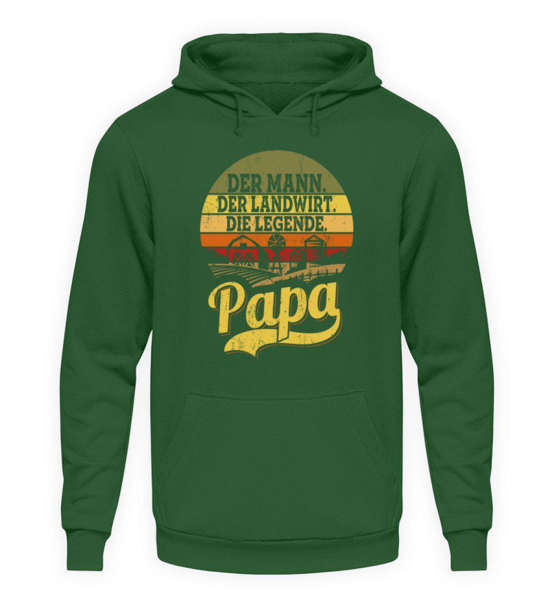 Papa Legende Retro · Unisex Kapuzenpullover Hoodie-Unisex Hoodie-Bottle Green-L-Agrarstarz
