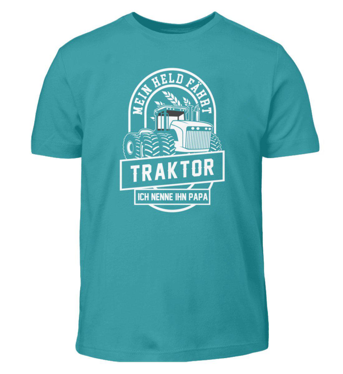 Papa Traktor Held · Kinder T-Shirt-Kinder T-Shirt-Swimming Pool-3/4 (98/104)-Agrarstarz