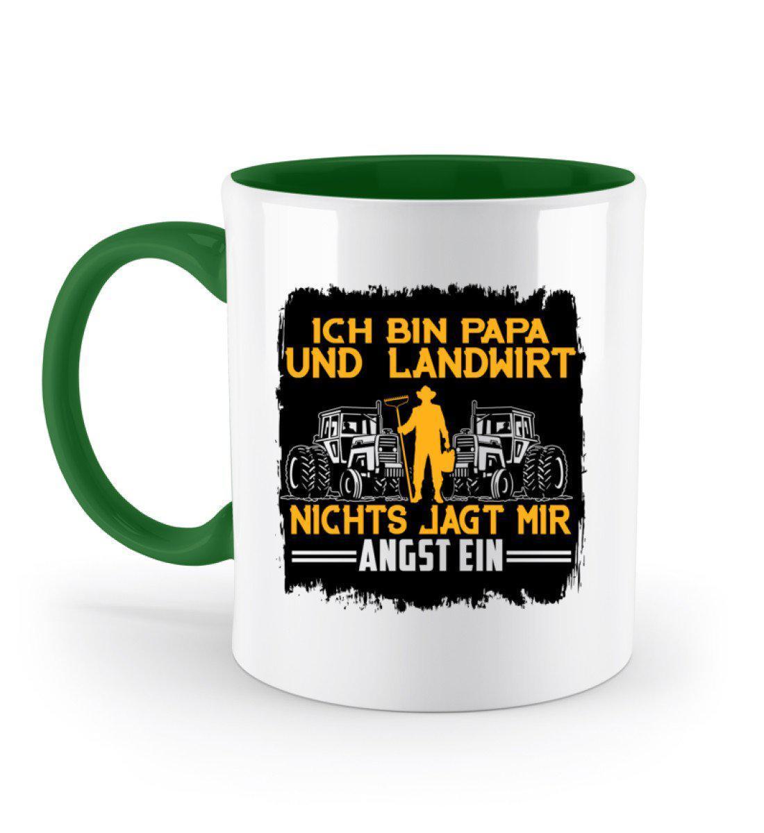 Papa und Landwirt · Keramik Tasse zweifarbig-Keramik Tasse Zweifarbig-Irish Green-330ml-Agrarstarz