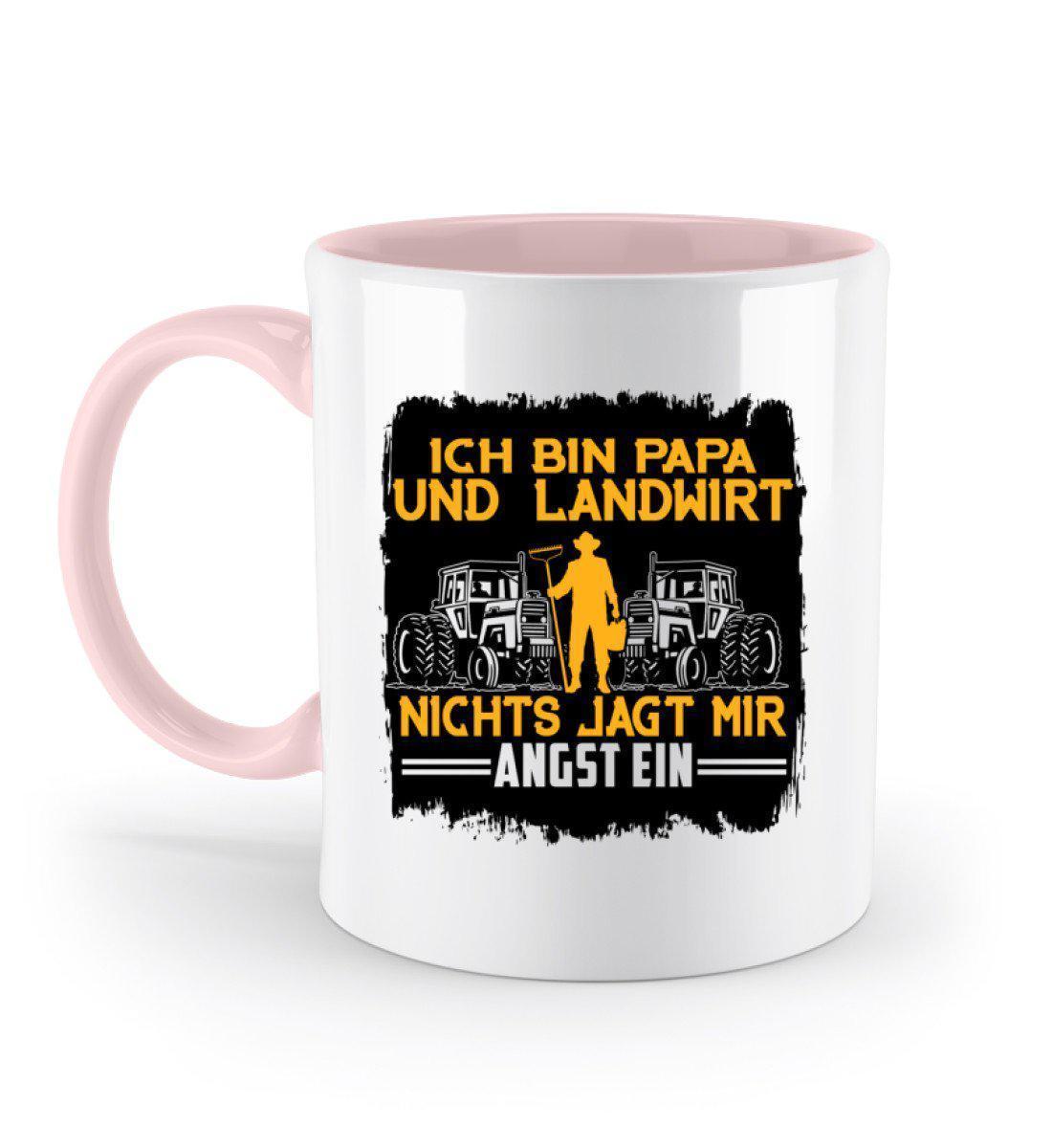 Papa und Landwirt · Keramik Tasse zweifarbig-Keramik Tasse Zweifarbig-Powder Pink-330ml-Agrarstarz