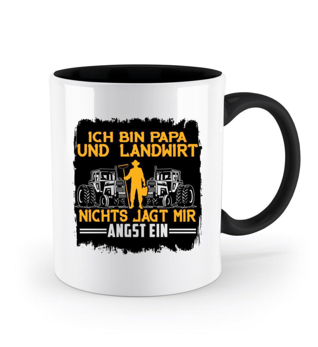 Papa und Landwirt · Keramik Tasse zweifarbig-Keramik Tasse Zweifarbig-Agrarstarz