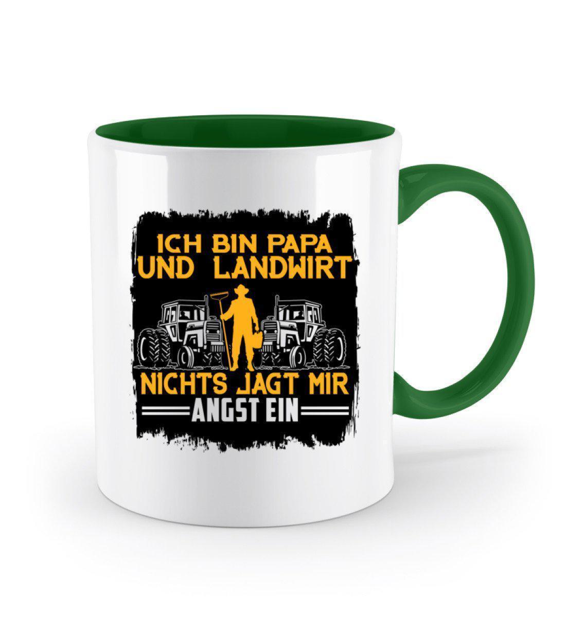 Papa und Landwirt · Keramik Tasse zweifarbig-Keramik Tasse Zweifarbig-Agrarstarz