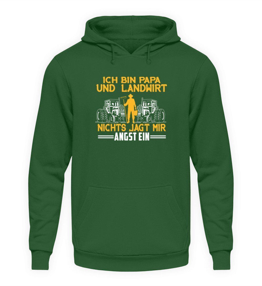 Papa und Landwirt · Unisex Kapuzenpullover Hoodie-Unisex Hoodie-Bottle Green-L-Agrarstarz