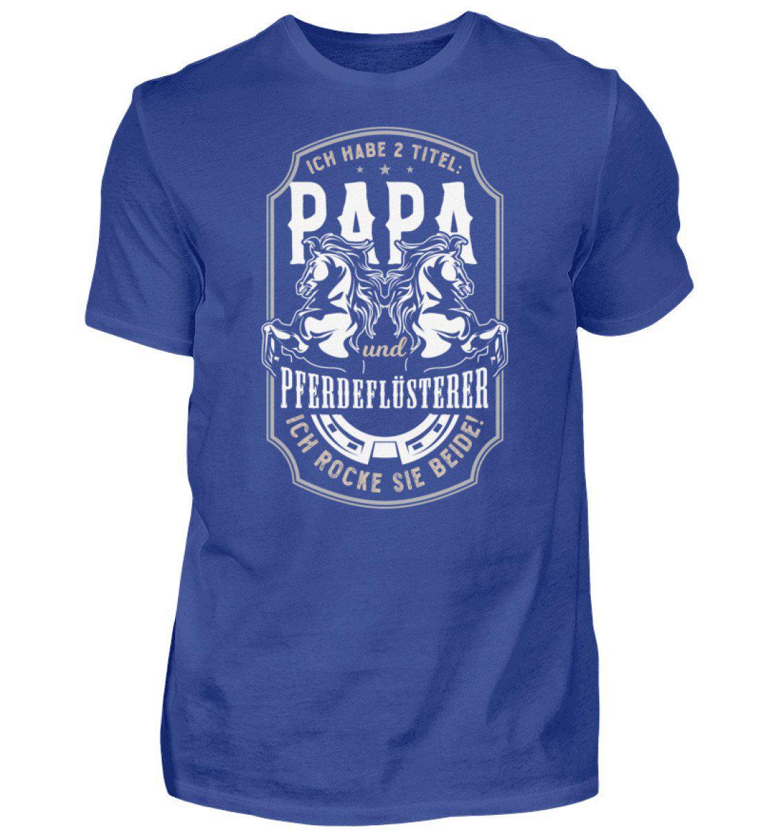 Papa und Pferdeflüsterer · Herren T-Shirt-Herren Basic T-Shirt-Royal Blue-S-Agrarstarz
