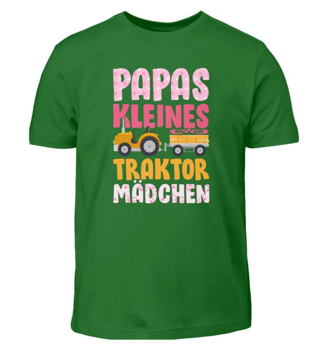 Papas Traktor Mädchen · Kinder T-Shirt-Kinder T-Shirt-Kelly Green-3/4 (98/104)-Agrarstarz