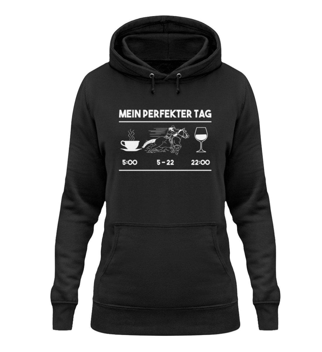 Perfekter Tag Pferd · Damen Hoodie-Damen Hoodie-Jet Black-XS-Agrarstarz