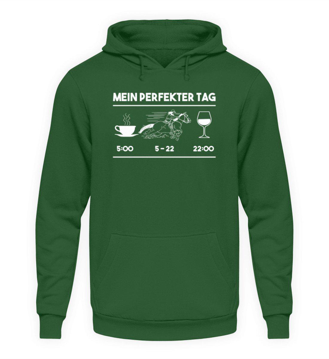 Perfekter Tag Pferd · Unisex Kapuzenpullover Hoodie-Unisex Hoodie-Bottle Green-S-Agrarstarz