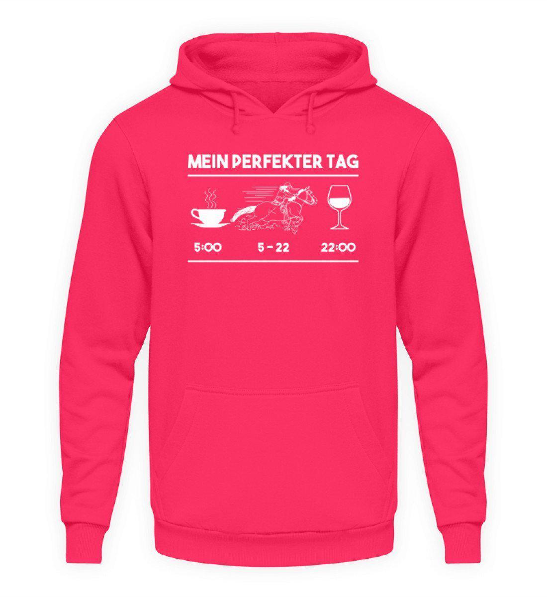 Perfekter Tag Pferd · Unisex Kapuzenpullover Hoodie-Unisex Hoodie-Hot Pink-S-Agrarstarz