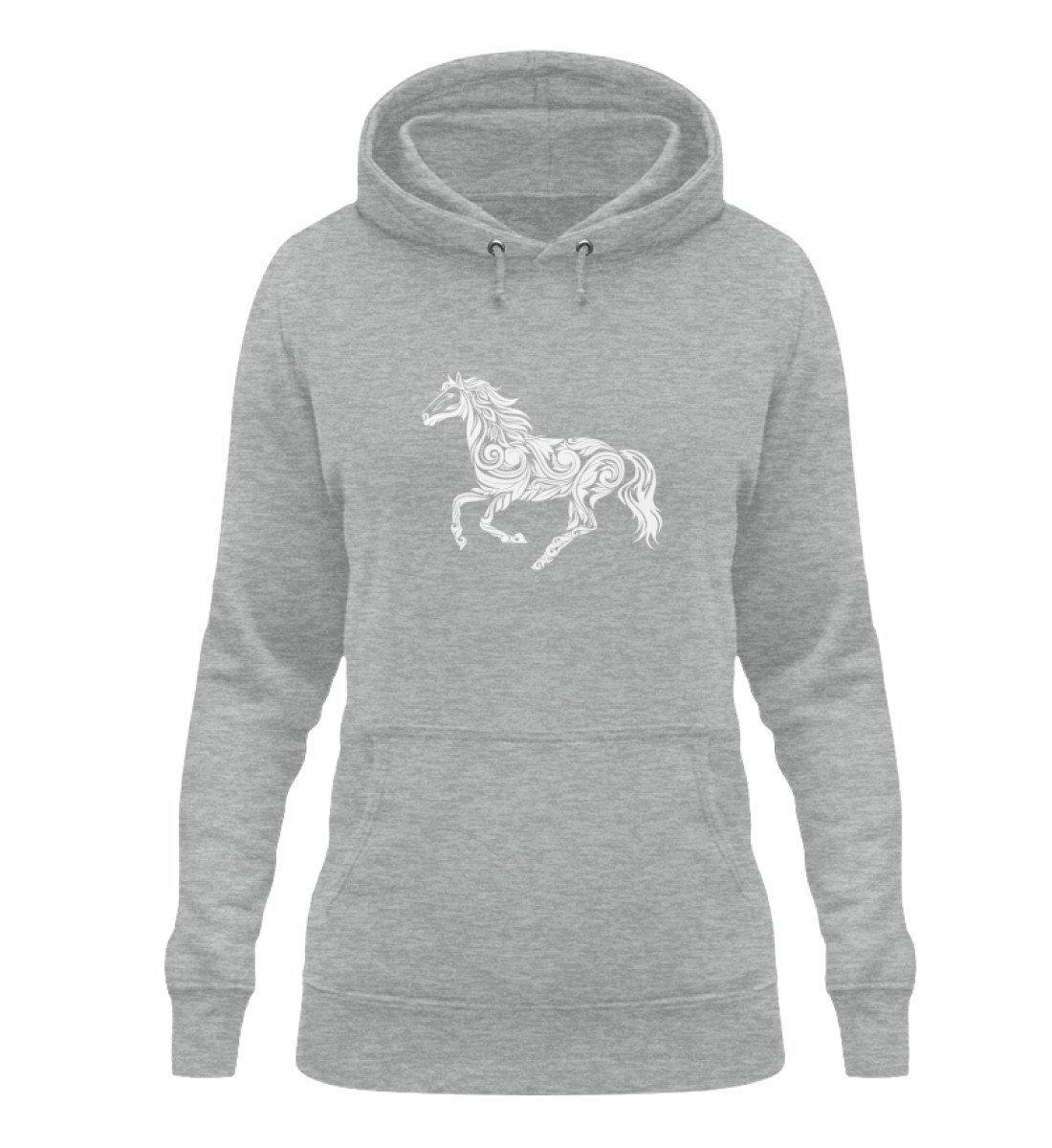 Pferd Abstrakt · Damen Hoodie-Damen Hoodie-Heather Sport Grey-XS-Agrarstarz