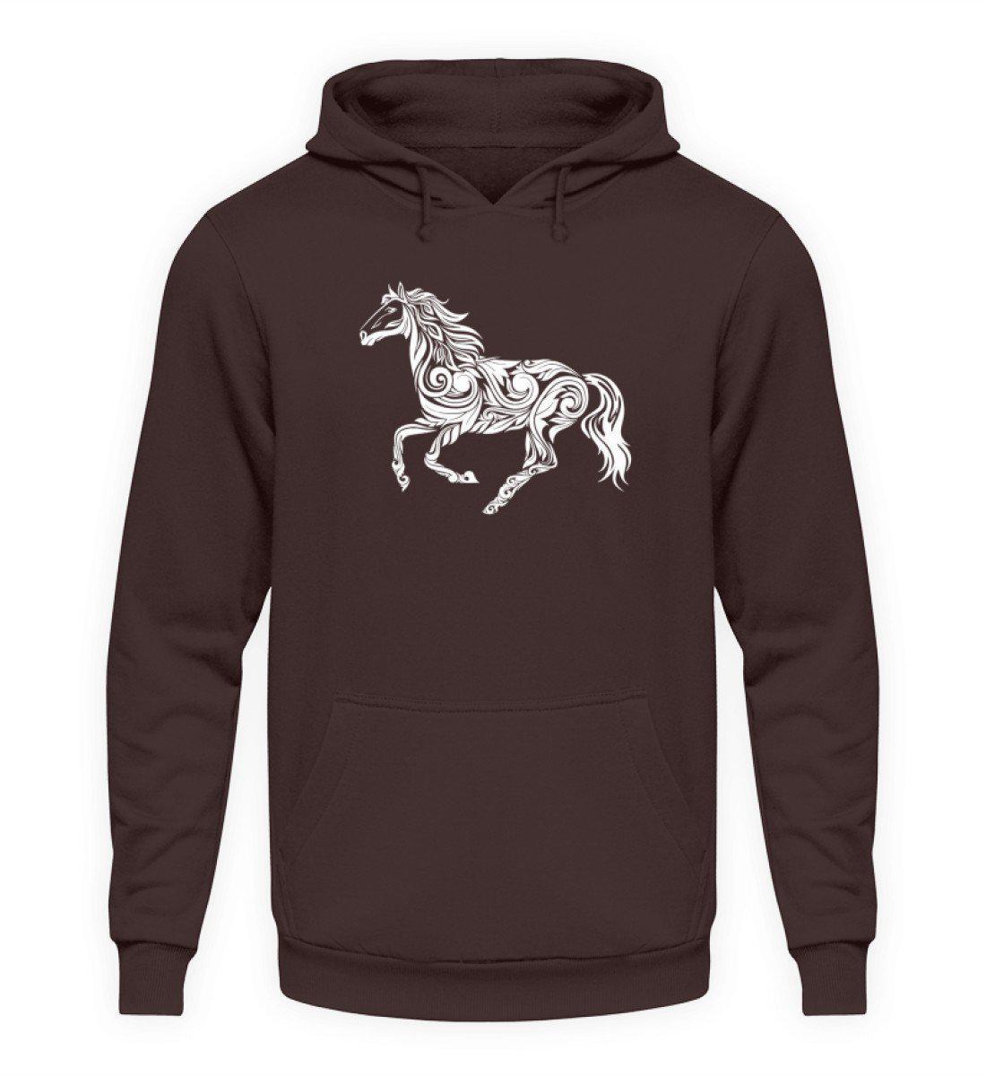 Pferd Abstrakt · Unisex Kapuzenpullover Hoodie-Unisex Hoodie-Hot Chocolate-S-Agrarstarz