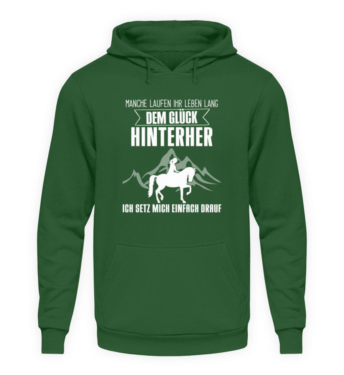 Pferd Glück · Unisex Kapuzenpullover Hoodie-Unisex Hoodie-Bottle Green-S-Agrarstarz