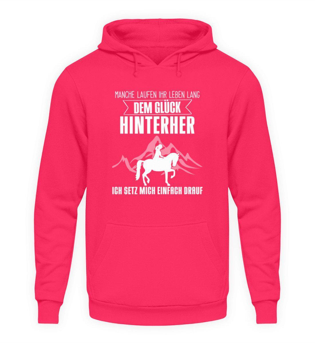 Pferd Glück · Unisex Kapuzenpullover Hoodie-Unisex Hoodie-Hot Pink-S-Agrarstarz