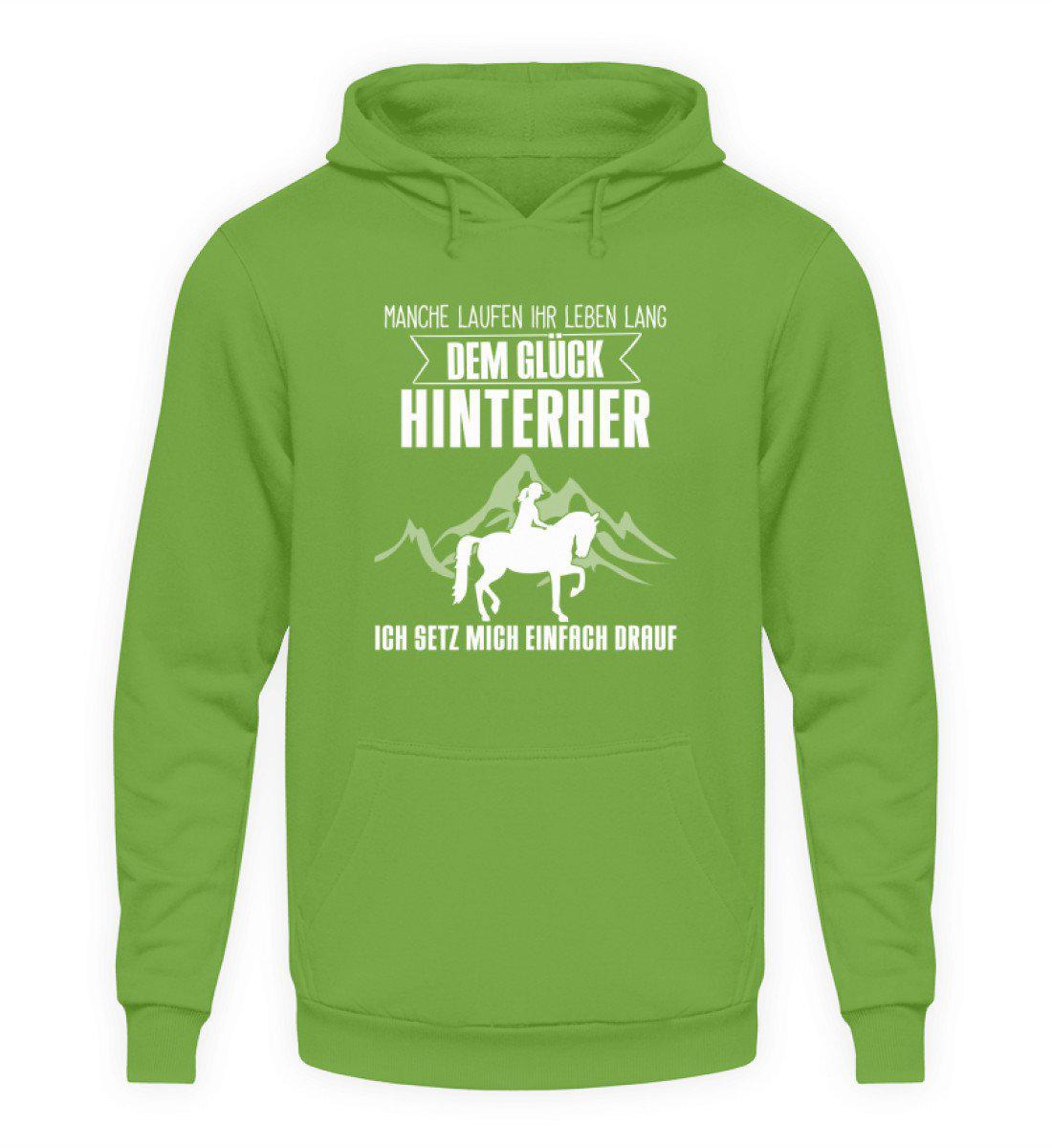 Pferd Glück · Unisex Kapuzenpullover Hoodie-Unisex Hoodie-LimeGreen-S-Agrarstarz