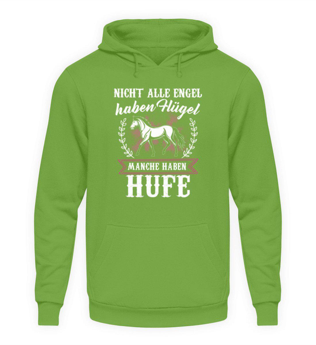 Pferd Hufe statt Flügel · Unisex Kapuzenpullover Hoodie-Unisex Hoodie-LimeGreen-S-Agrarstarz