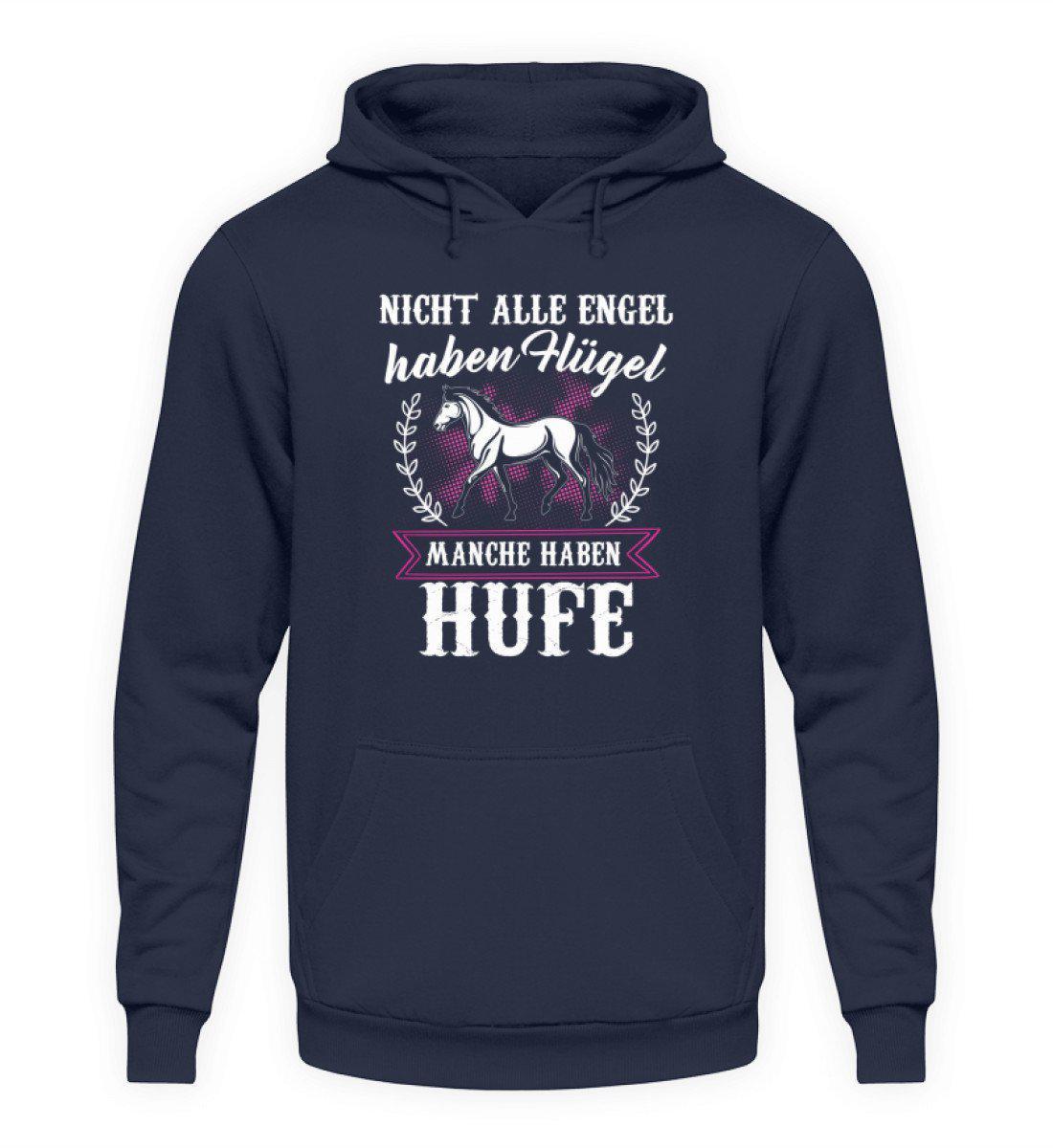 Pferd Hufe statt Flügel · Unisex Kapuzenpullover Hoodie-Unisex Hoodie-Oxford Navy-S-Agrarstarz
