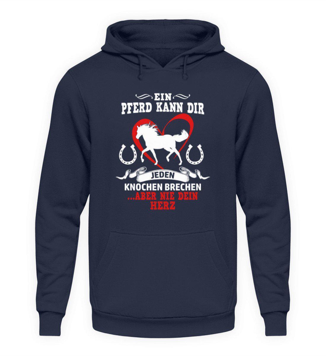 Pferd Knochen brechen · Unisex Kapuzenpullover Hoodie-Unisex Hoodie-Oxford Navy-S-Agrarstarz
