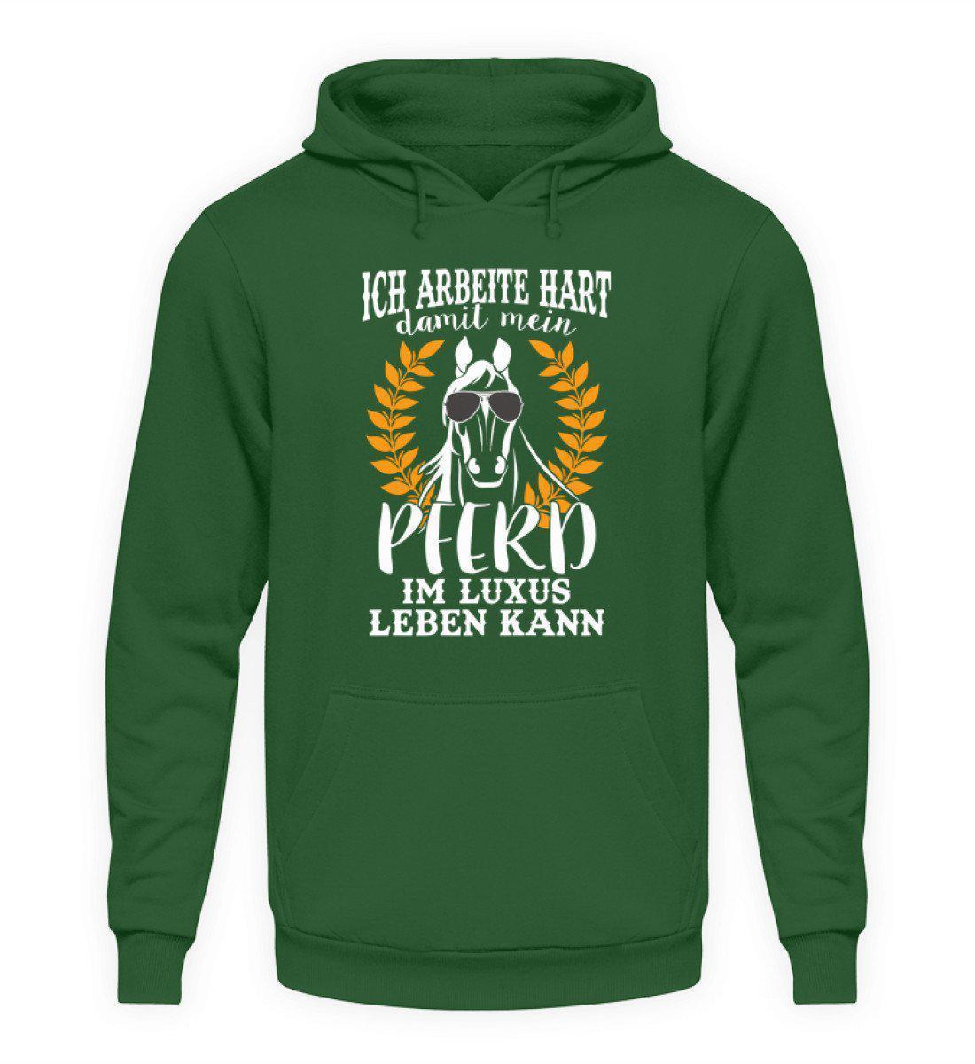 Pferd Luxus · Unisex Kapuzenpullover Hoodie-Unisex Hoodie-Bottle Green-S-Agrarstarz