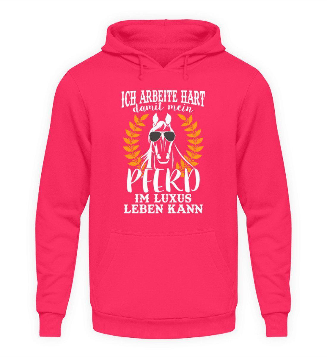 Pferd Luxus · Unisex Kapuzenpullover Hoodie-Unisex Hoodie-Hot Pink-S-Agrarstarz
