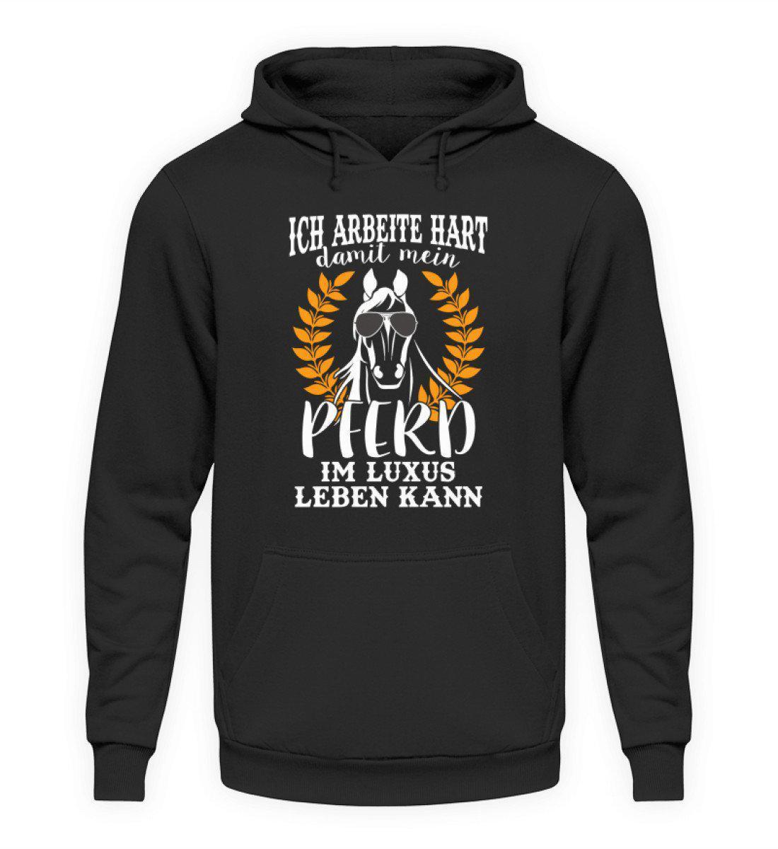 Pferd Luxus · Unisex Kapuzenpullover Hoodie-Unisex Hoodie-Jet Black-S-Agrarstarz