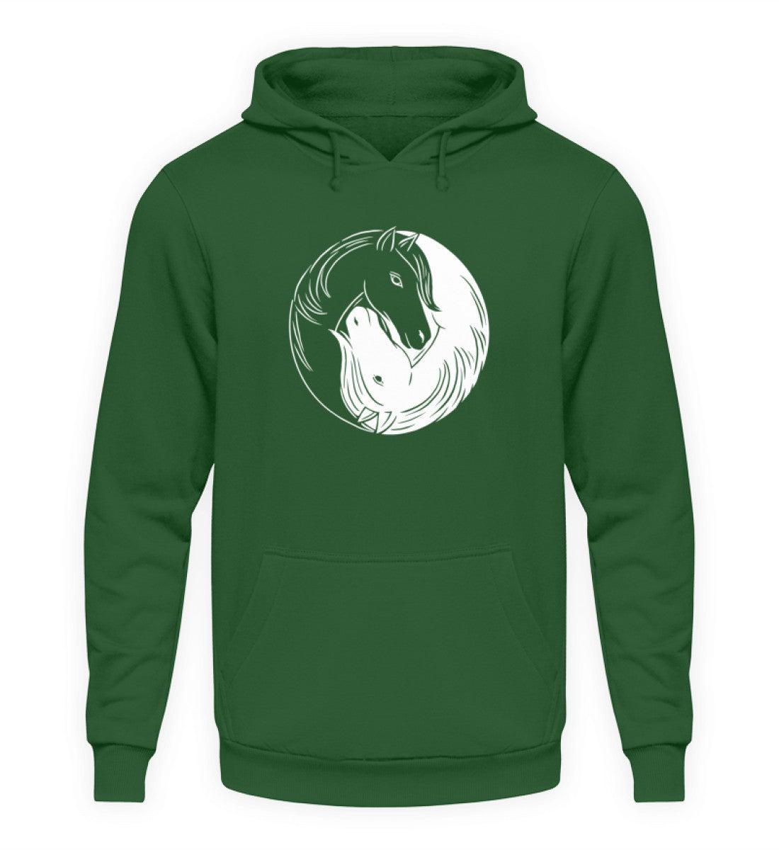 Pferd kreis · Unisex Kapuzenpullover Hoodie-Unisex Hoodie-Bottle Green-S-Agrarstarz