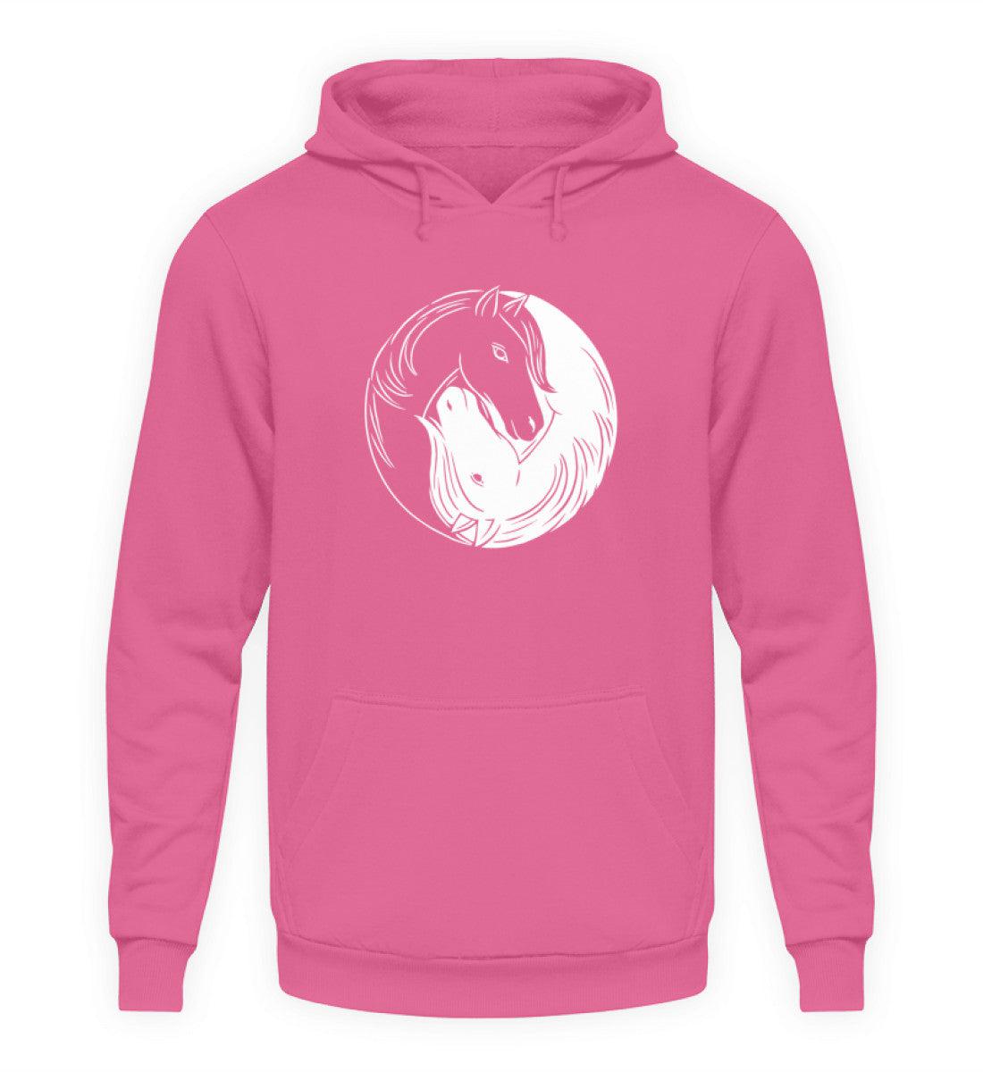 Pferd kreis · Unisex Kapuzenpullover Hoodie-Unisex Hoodie-Candyfloss Pink-S-Agrarstarz