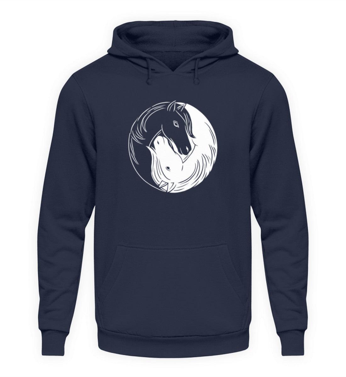 Pferd kreis · Unisex Kapuzenpullover Hoodie-Unisex Hoodie-Oxford Navy-S-Agrarstarz