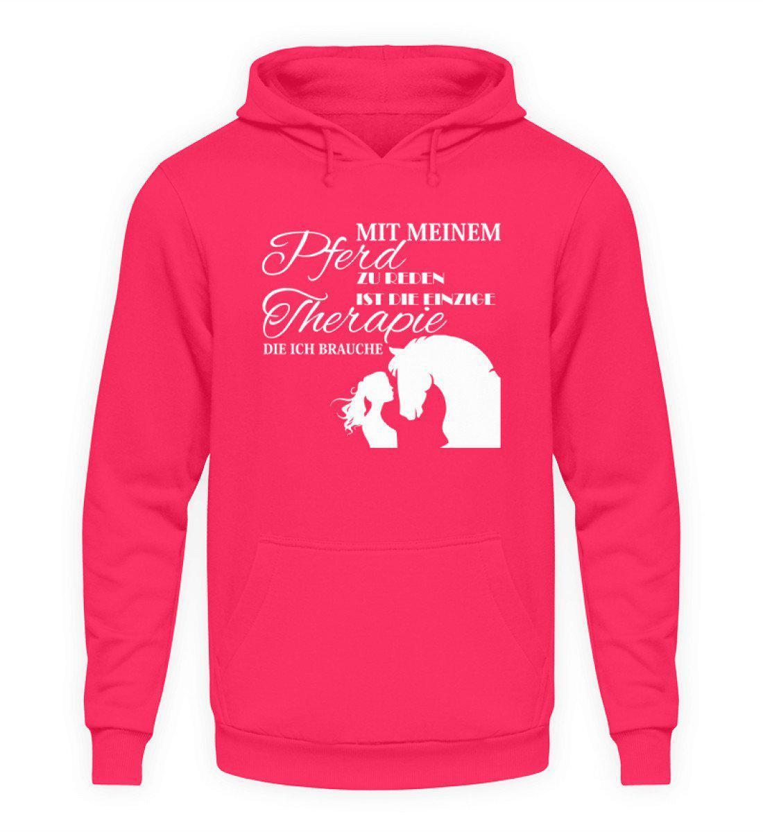 Pferd reden Therapie · Unisex Kapuzenpullover Hoodie-Unisex Hoodie-Hot Pink-S-Agrarstarz