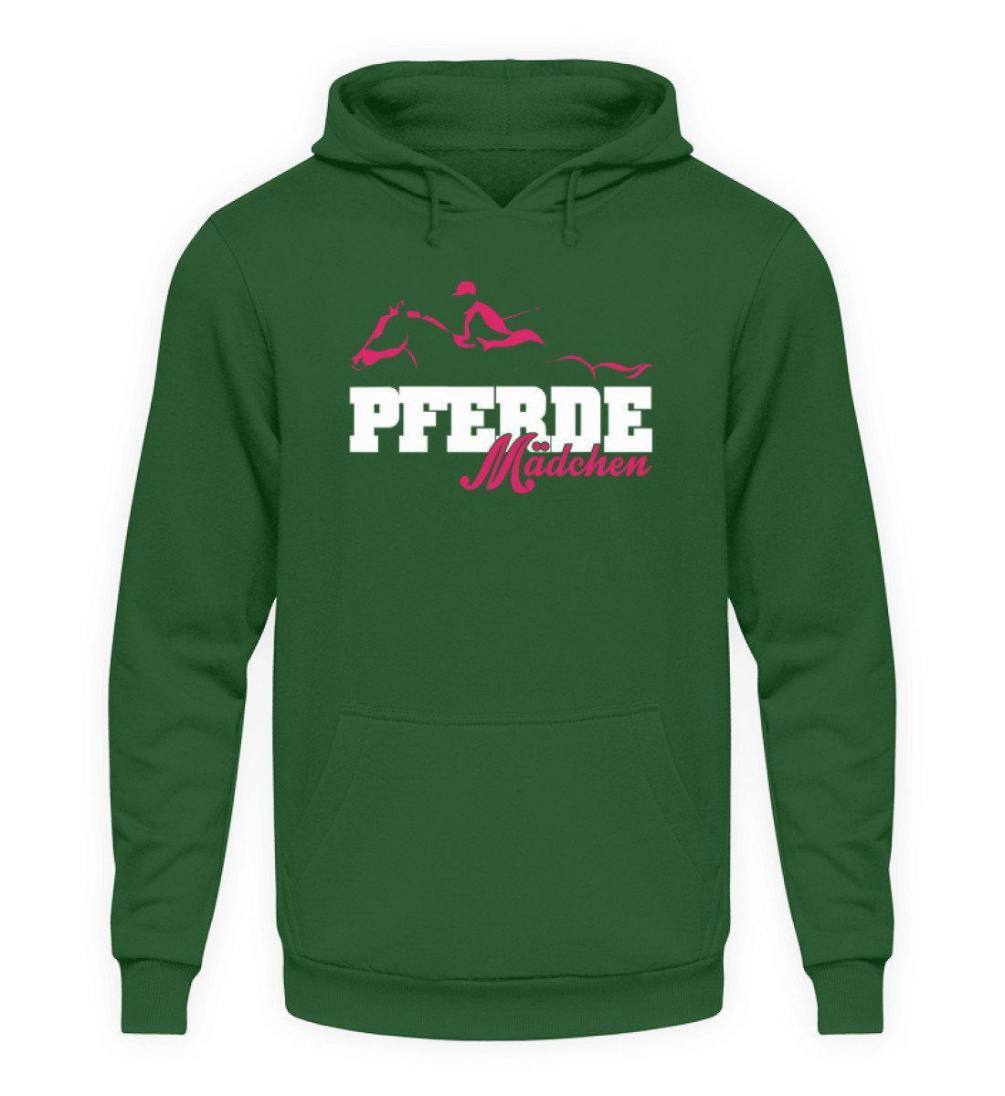 Pferde Mädchen · Unisex Kapuzenpullover Hoodie-Unisex Hoodie-Bottle Green-S-Agrarstarz