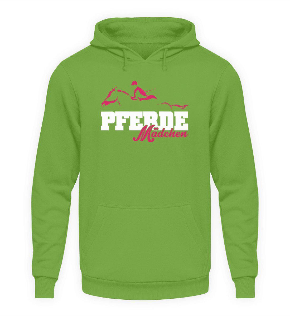Pferde Mädchen · Unisex Kapuzenpullover Hoodie-Unisex Hoodie-LimeGreen-S-Agrarstarz