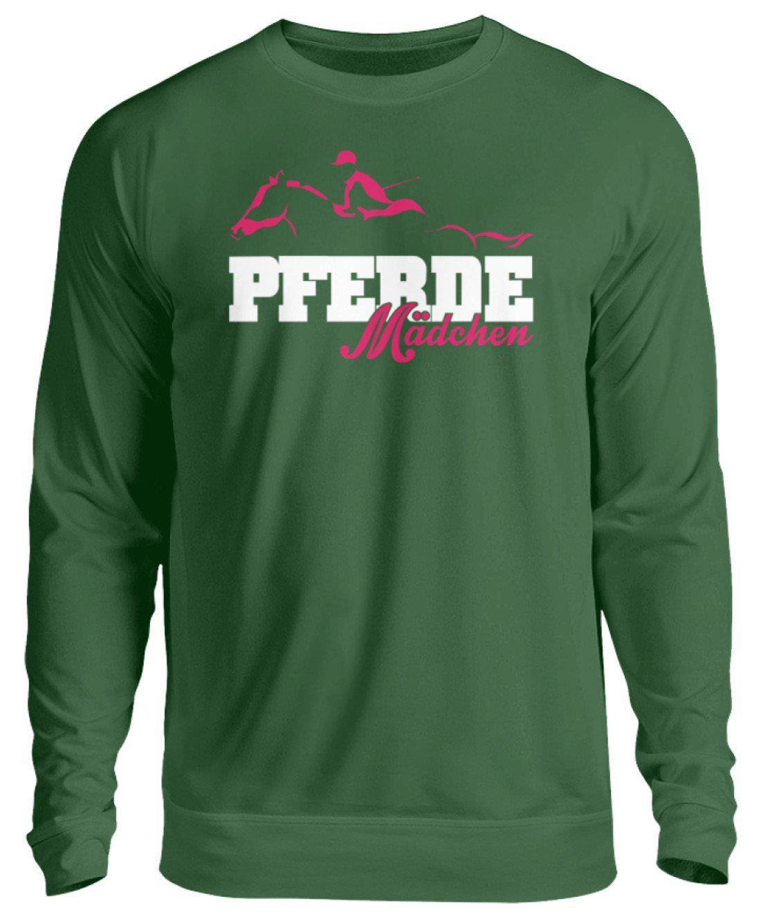 Pferde Mädchen · Unisex Sweatshirt Pullover-Unisex Sweatshirt-Bottle Green-S-Agrarstarz