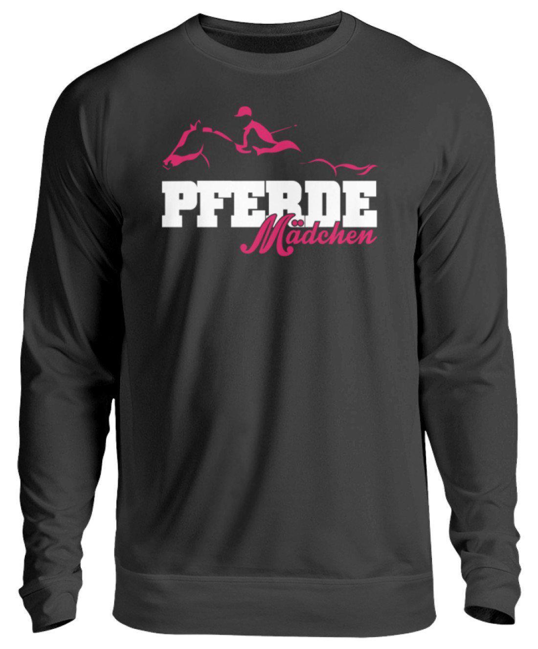 Pferde Mädchen · Unisex Sweatshirt Pullover-Unisex Sweatshirt-Jet Black-S-Agrarstarz