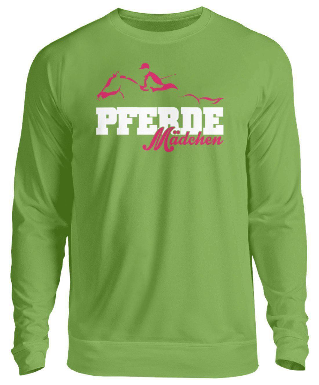 Pferde Mädchen · Unisex Sweatshirt Pullover-Unisex Sweatshirt-LimeGreen-S-Agrarstarz