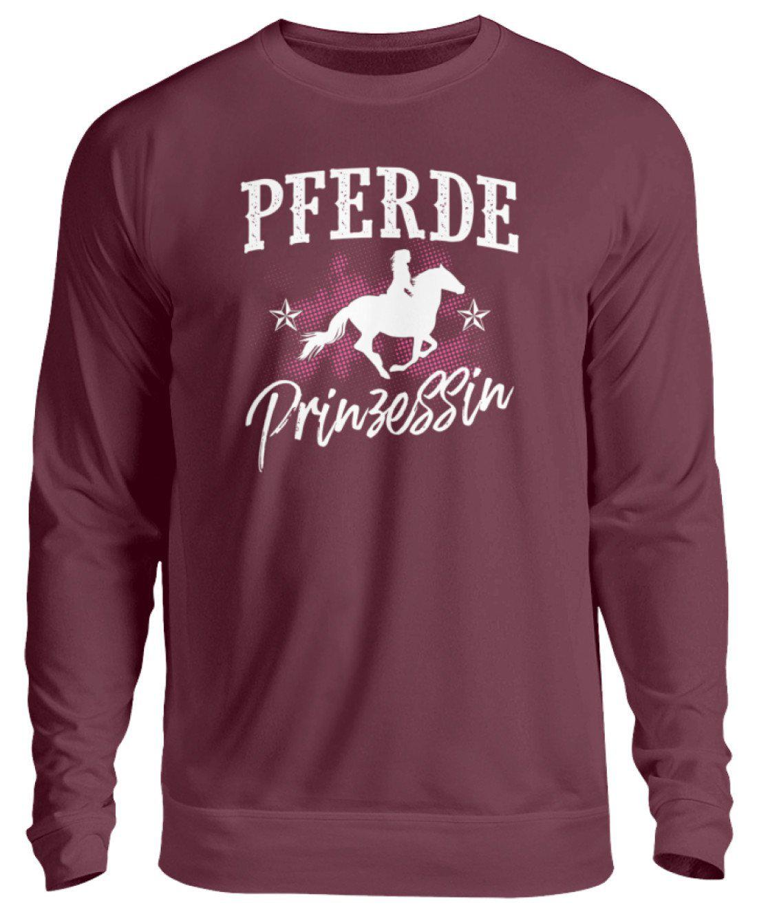 Pferde Prinzessin · Unisex Sweatshirt Pullover-Unisex Sweatshirt-Burgundy-S-Agrarstarz