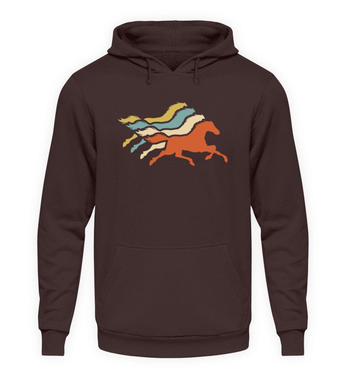Pferde Retro · Unisex Kapuzenpullover Hoodie-Unisex Hoodie-Hot Chocolate-S-Agrarstarz