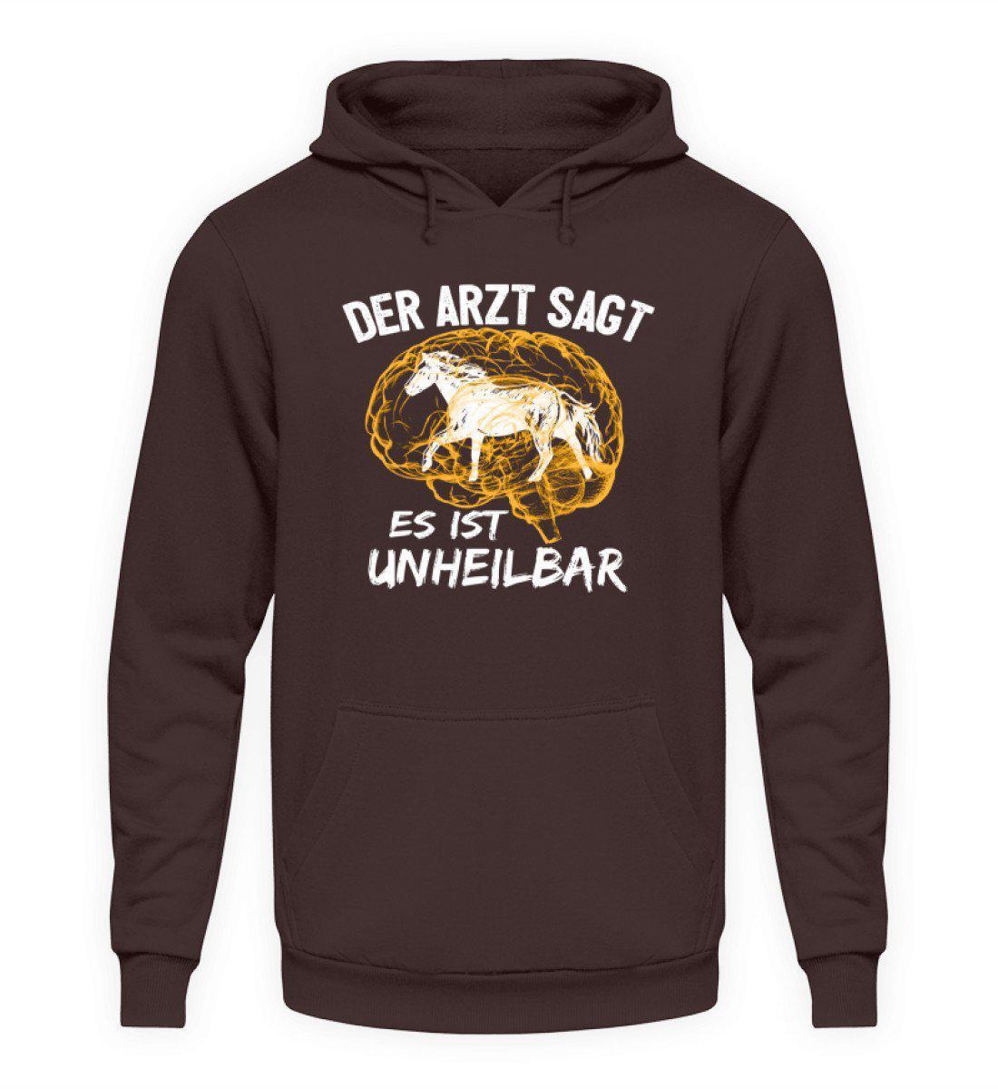 Pferde unheilbar · Unisex Kapuzenpullover Hoodie-Unisex Hoodie-Hot Chocolate-S-Agrarstarz
