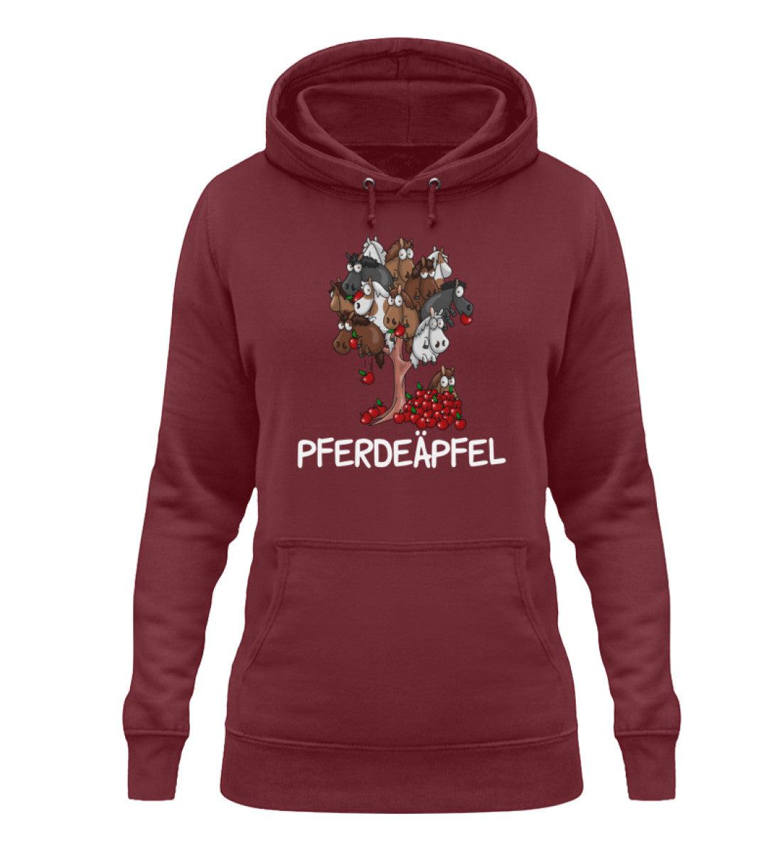Pferdeäpfel · Damen Hoodie-Damen Hoodie-Burgundy-XS-Agrarstarz