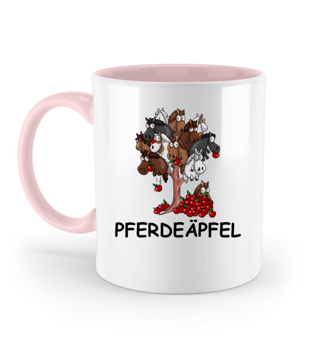 Pferdeäpfel · Keramik Tasse zweifarbig-Keramik Tasse Zweifarbig-Powder Pink-330ml-Agrarstarz