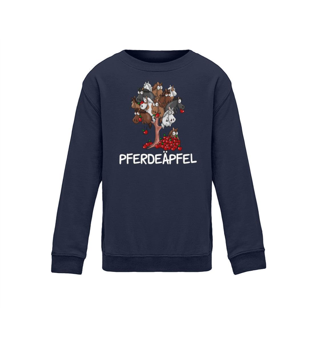 Pferdeäpfel · Kinder Sweatshirt-Kinder Sweatshirt-Oxford Navy-12/14 (152/164)-Agrarstarz