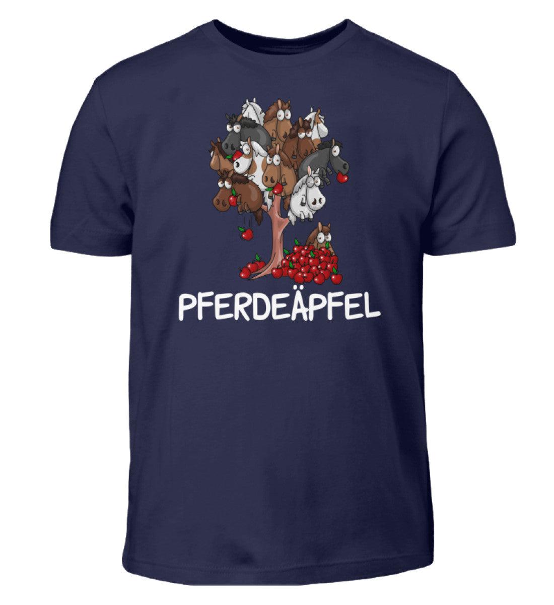 Pferdeäpfel · Kinder T-Shirt-Kinder T-Shirt-Navy-12/14 (152/164)-Agrarstarz